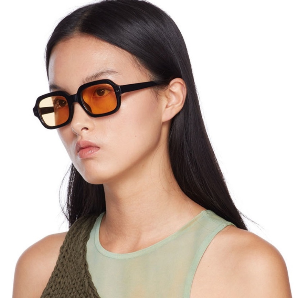 BRAND NEW LEXXOLA JORDY sunglasses with yellow/orange lenses